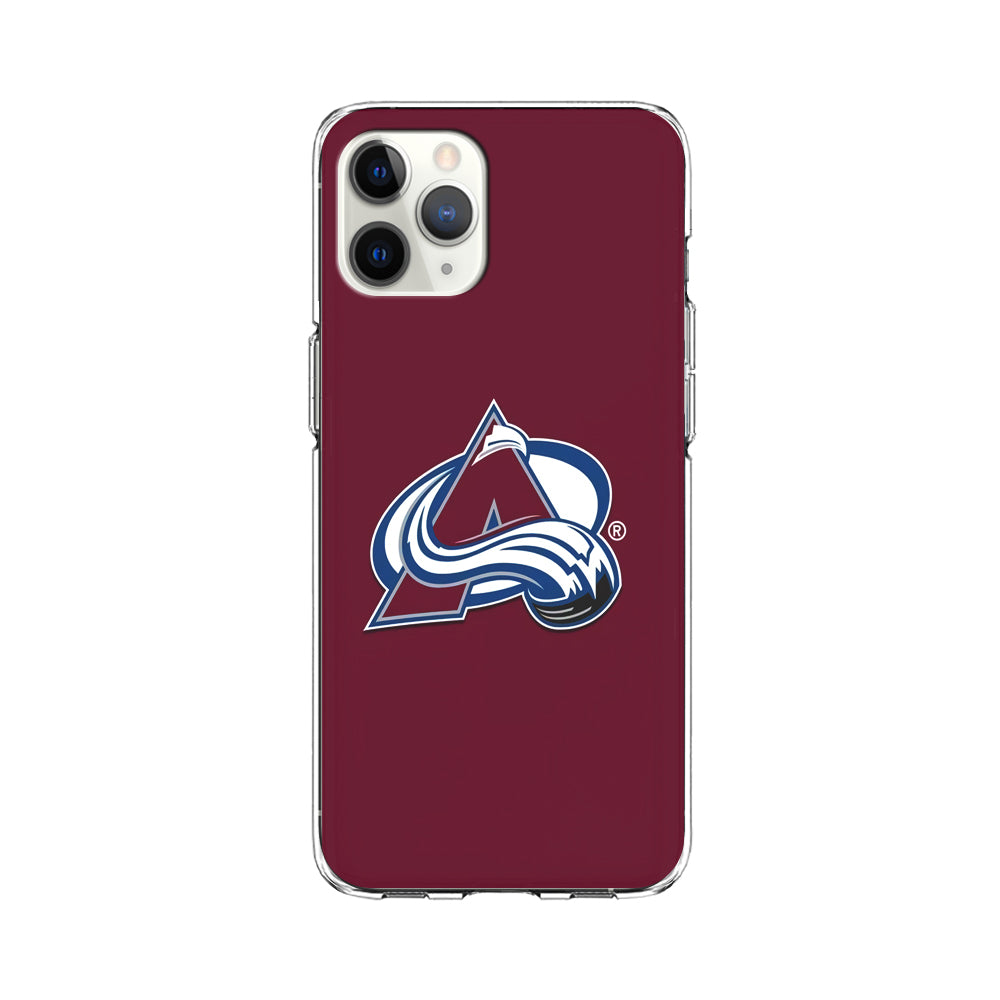 Hockey Colorado Avalanche NHL 001 iPhone 11 Pro Max Case-Phone Case-Clear Soft Case-Altracase