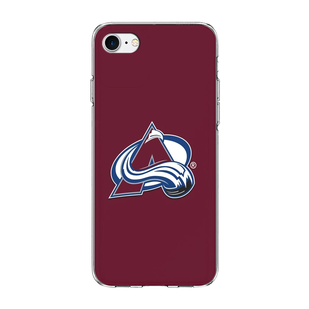 Hockey Colorado Avalanche NHL 001 iPhone 7 Case-Phone Case-Clear Soft Case-Altracase
