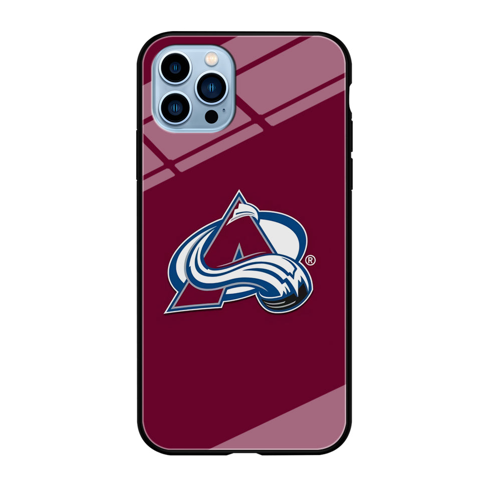 Hockey Colorado Avalanche NHL 001 iPhone 12 Pro Max Case-Phone Case-Tempered Glass Case-Altracase