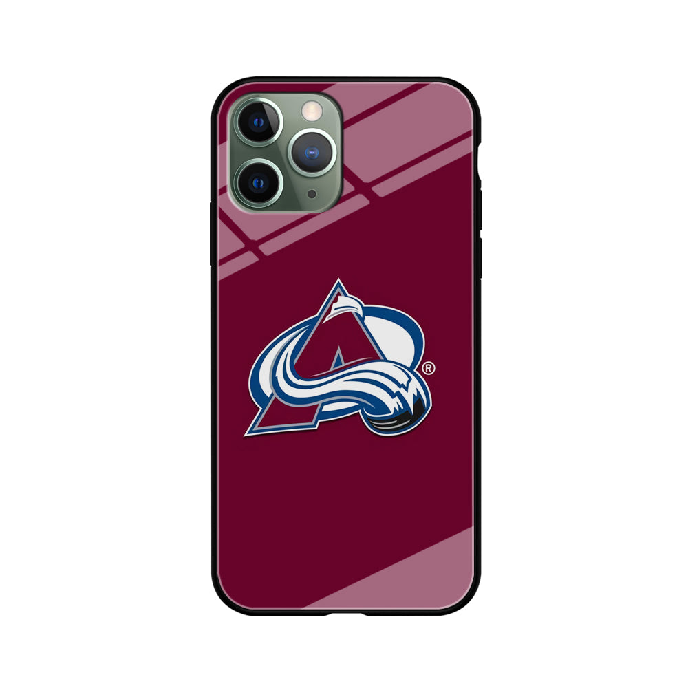 Hockey Colorado Avalanche NHL 001 iPhone 11 Pro Max Case-Phone Case-Tempered Glass Case-Altracase