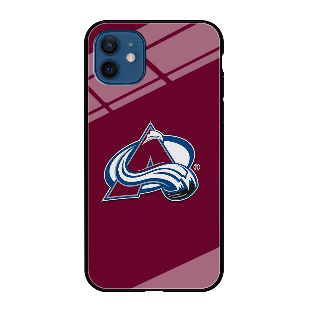 Hockey Colorado Avalanche NHL 001 iPhone 12 Case-Phone Case-Tempered Glass Case-Altracase