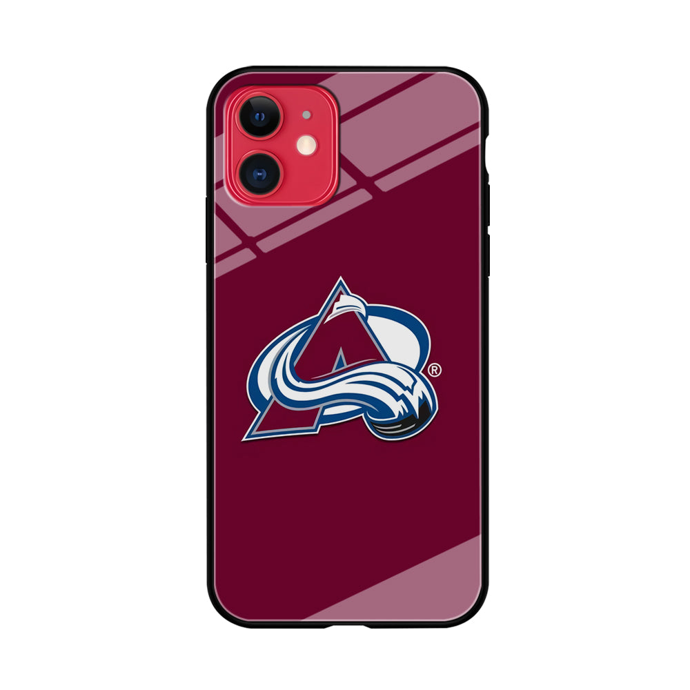 Hockey Colorado Avalanche NHL 001 iPhone 11 Case-Phone Case-Tempered Glass Case-Altracase