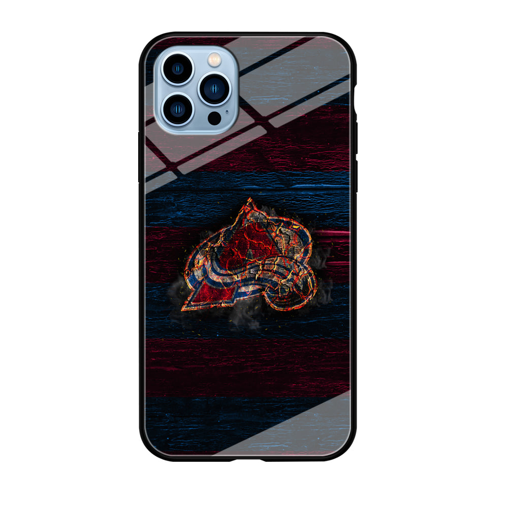 Hockey Colorado Avalanche NHL 002 iPhone 12 Pro Max Case-Phone Case-Tempered Glass Case-Altracase