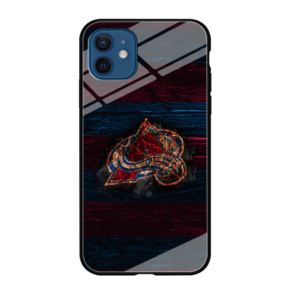 Hockey Colorado Avalanche NHL 002 iPhone 12 Case-Phone Case-Tempered Glass Case-Altracase