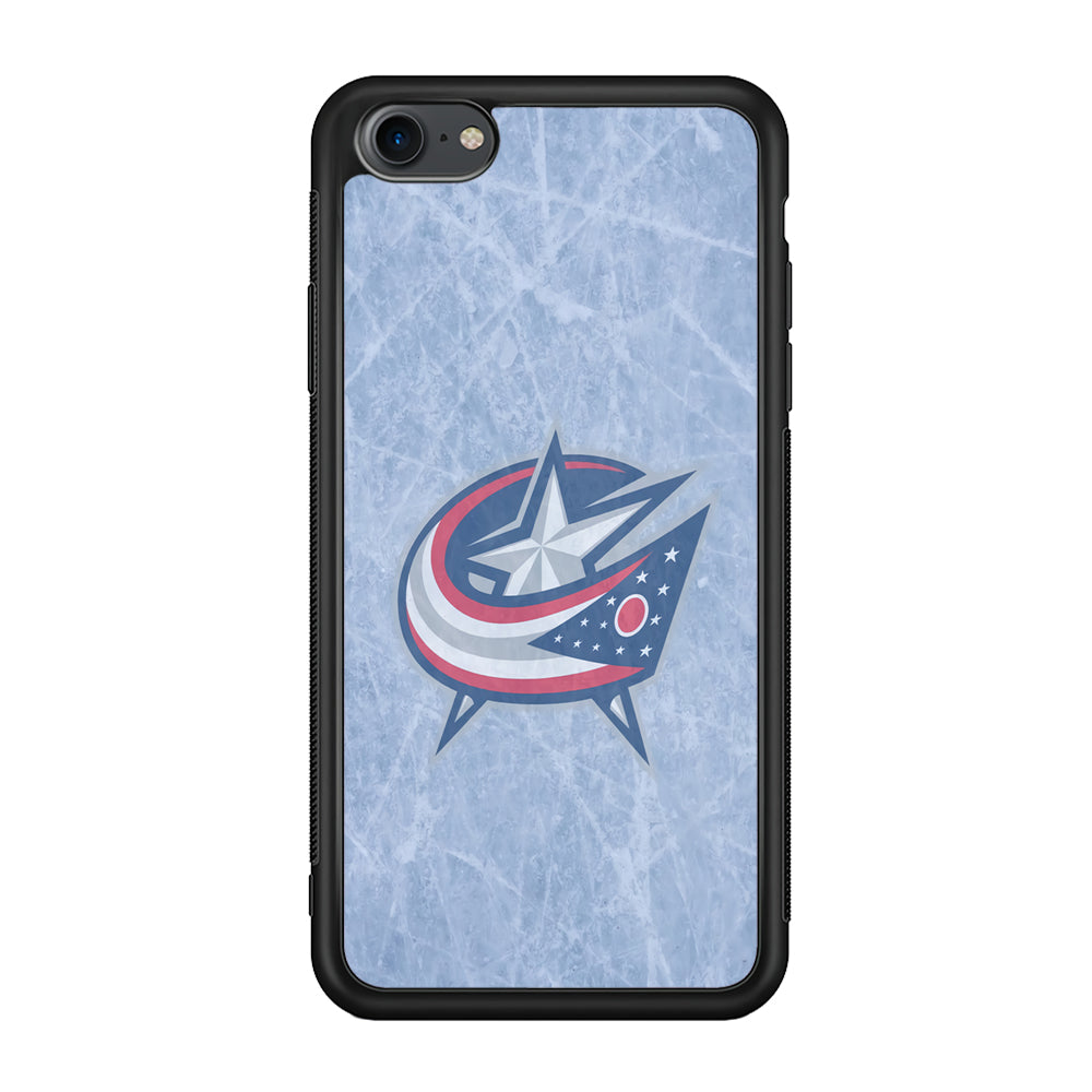 Hockey Columbus Blue Jackets NHL 001 iPhone 7 Case-Phone Case-Rubber Black (2D Case)-Altracase