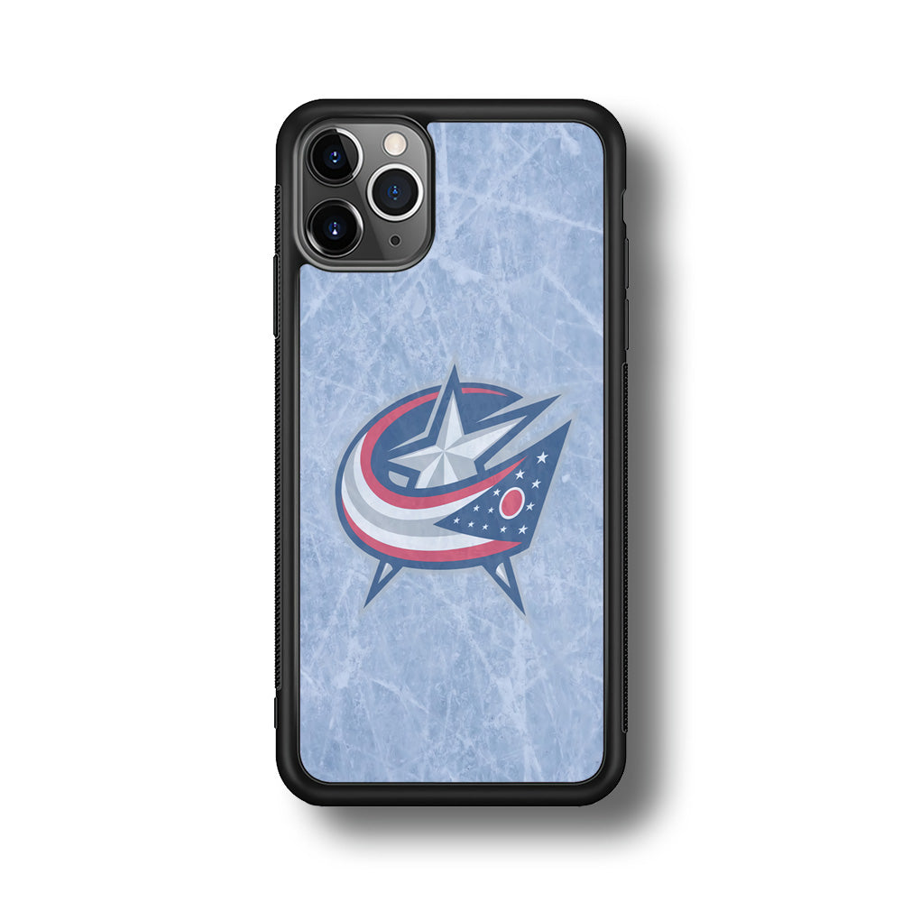 Hockey Columbus Blue Jackets NHL 001 iPhone 11 Pro Case-Phone Case-Rubber Black (2D Case)-Altracase