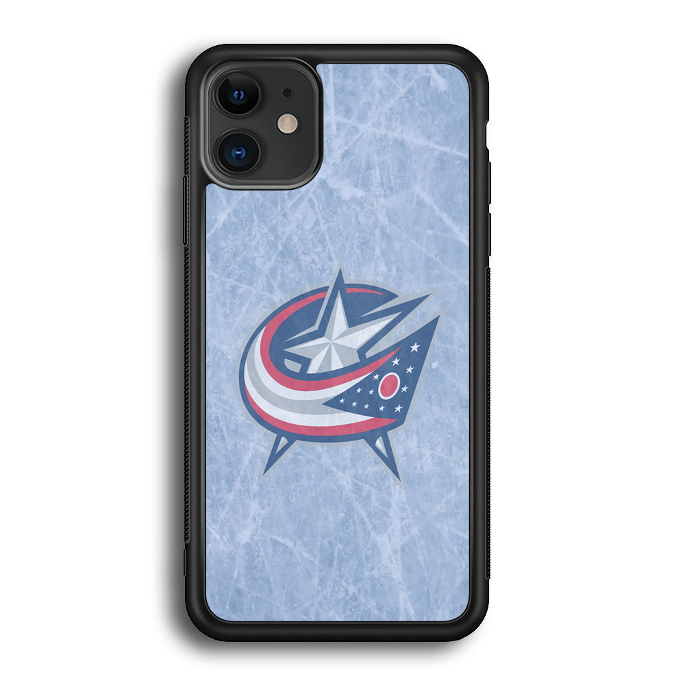 Hockey Columbus Blue Jackets NHL 001 iPhone 12 Mini Case-Phone Case-Rubber Black (2D Case)-Altracase