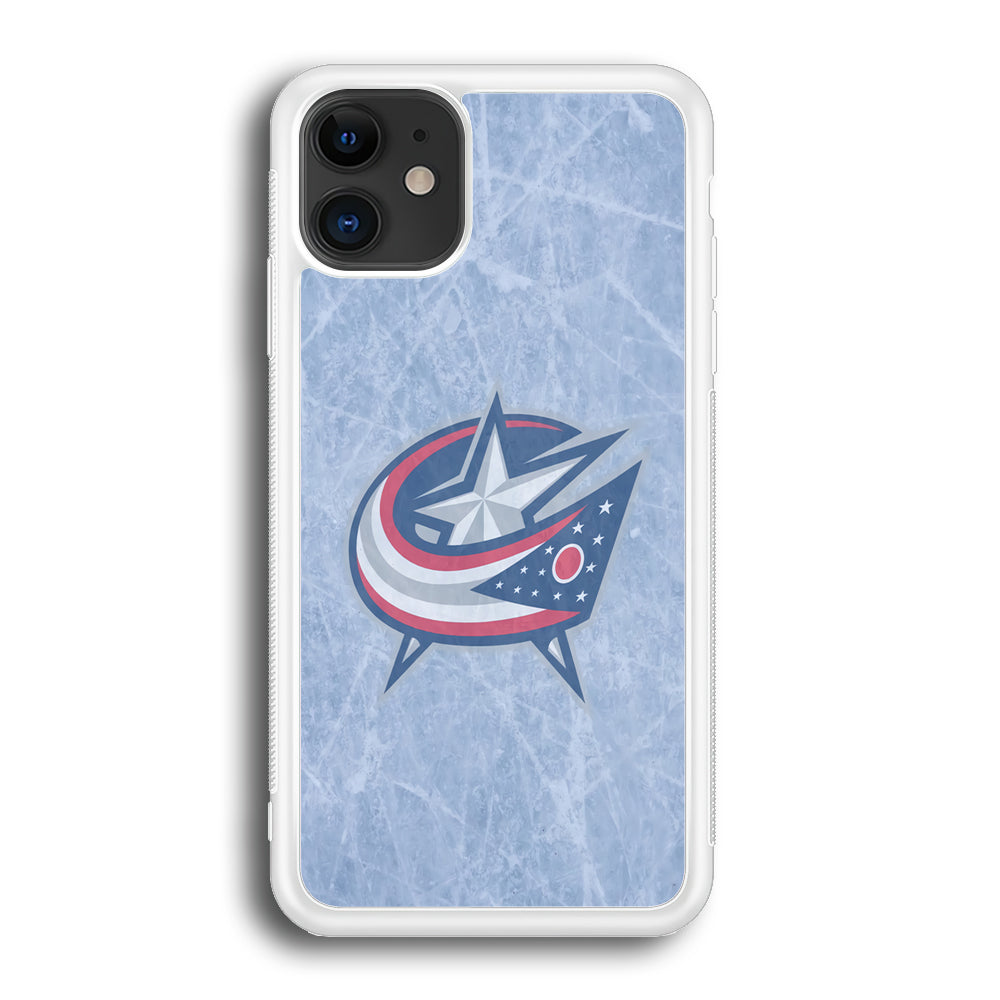 Hockey Columbus Blue Jackets NHL 001 iPhone 12 Mini Case-Phone Case-Rubber White (2D Case)-Altracase