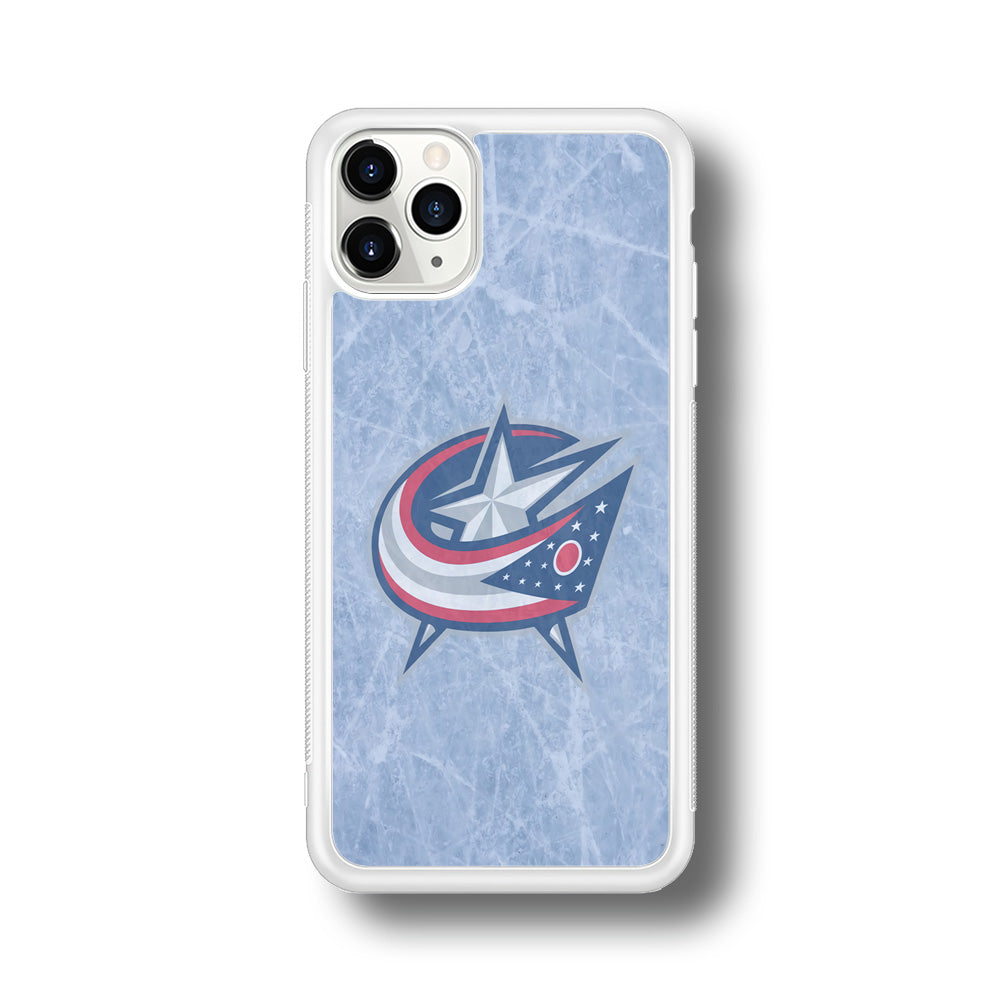 Hockey Columbus Blue Jackets NHL 001 iPhone 11 Pro Case-Phone Case-Rubber White (2D Case)-Altracase