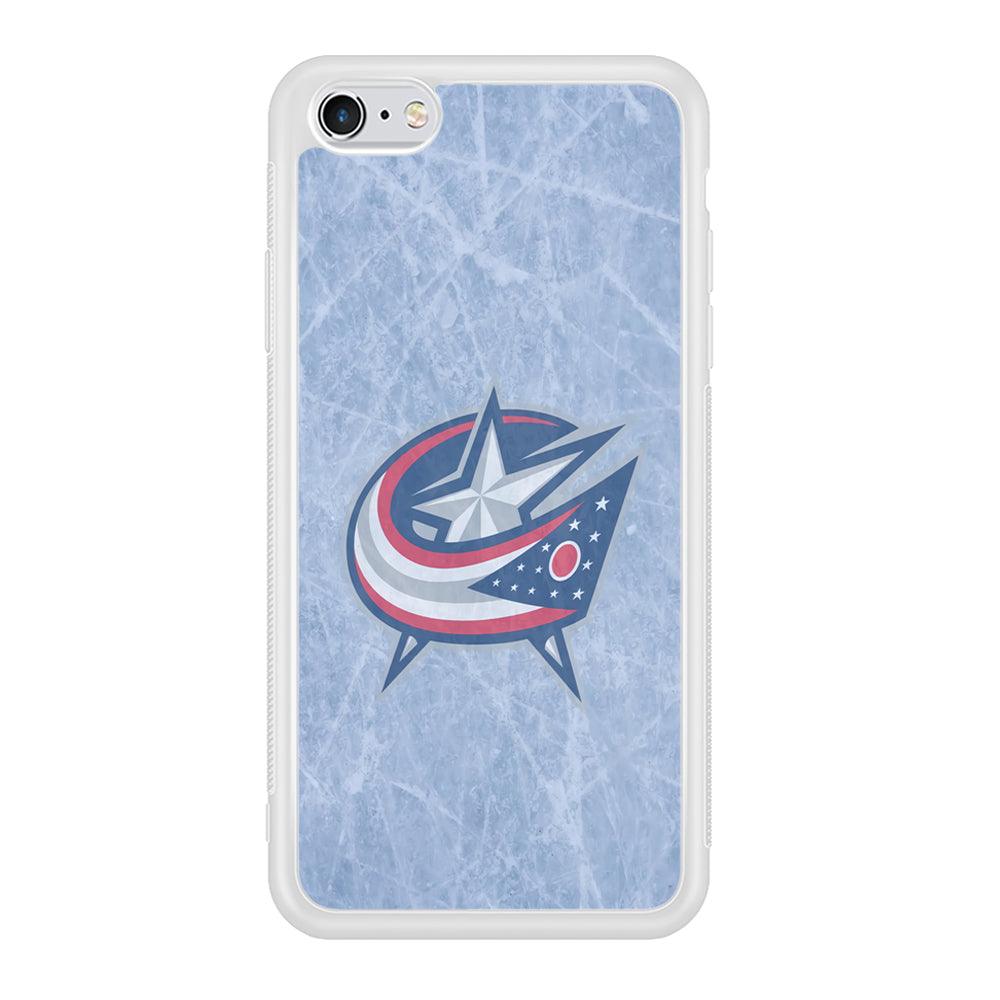 Hockey Columbus Blue Jackets NHL 001 iPhone 6 | 6s Case-Phone Case-Rubber White (2D Case)-Altracase