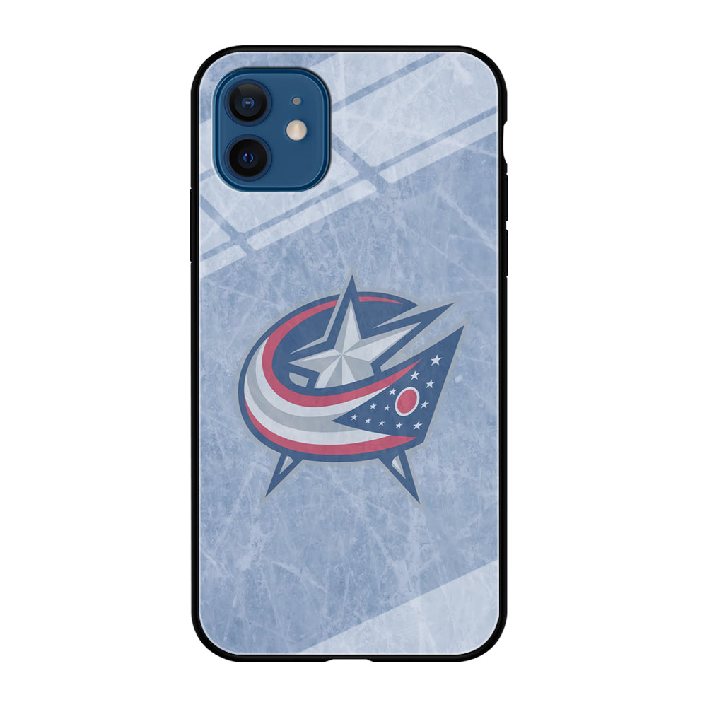 Hockey Columbus Blue Jackets NHL 001 iPhone 12 Case-Phone Case-Tempered Glass Case-Altracase