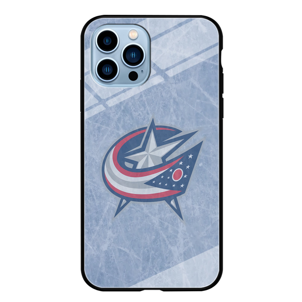 Hockey Columbus Blue Jackets NHL 001 iPhone 13 Pro Case-Phone Case-Tempered Glass Case-Altracase