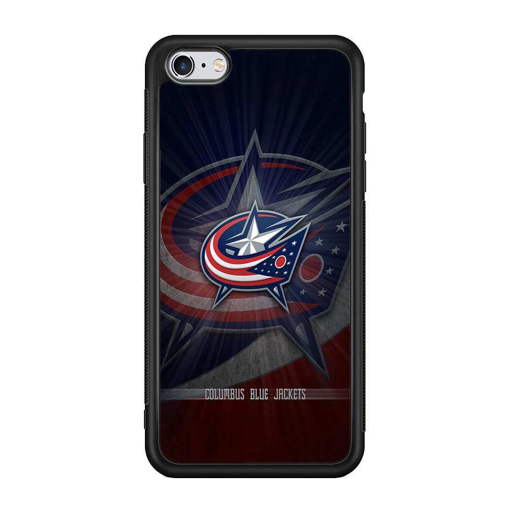 Hockey Columbus Blue Jackets NHL 002 iPhone 6 | 6s Case-Phone Case-Rubber Black (2D Case)-Altracase