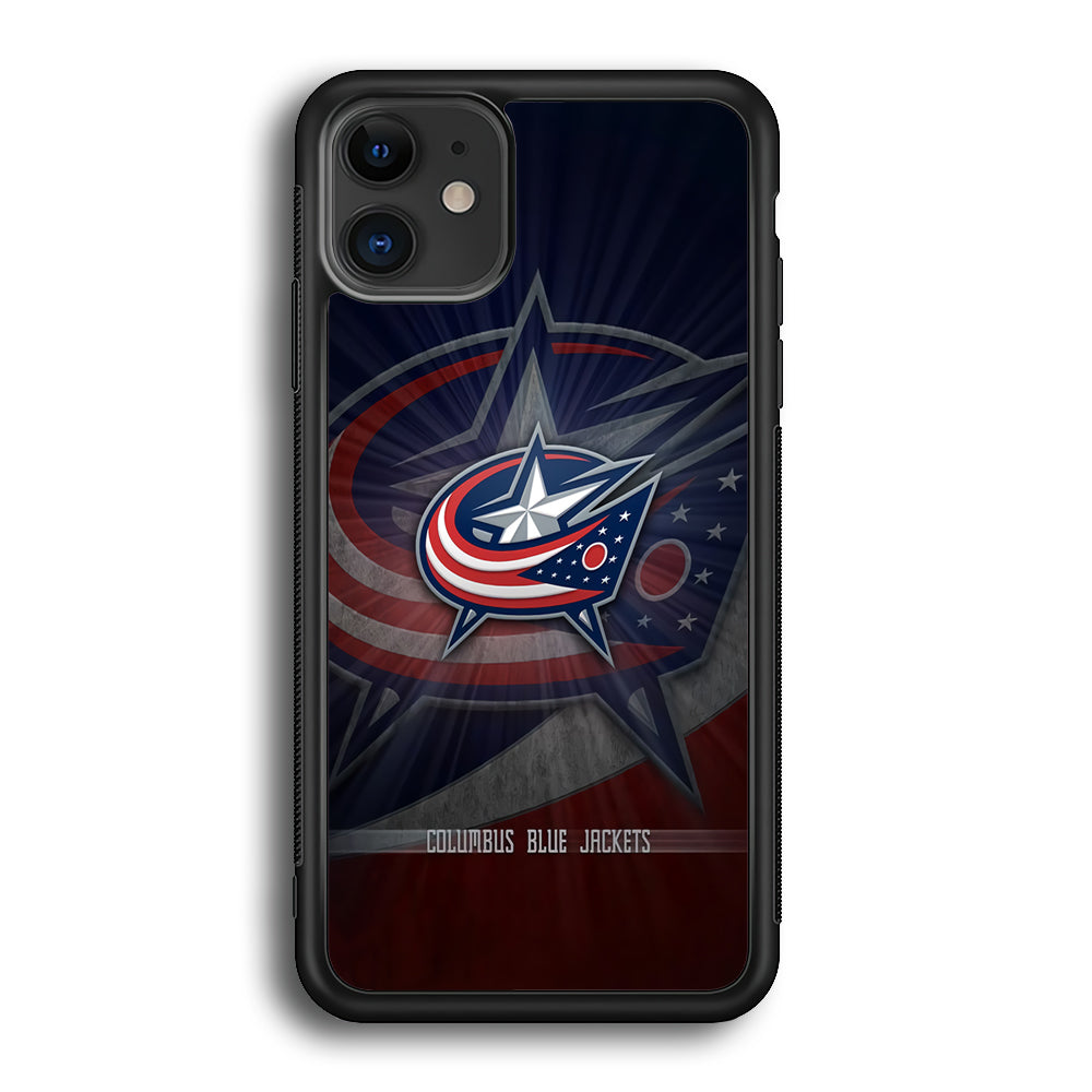 Hockey Columbus Blue Jackets NHL 002 iPhone 12 Case-Phone Case-Rubber Black (2D Case)-Altracase