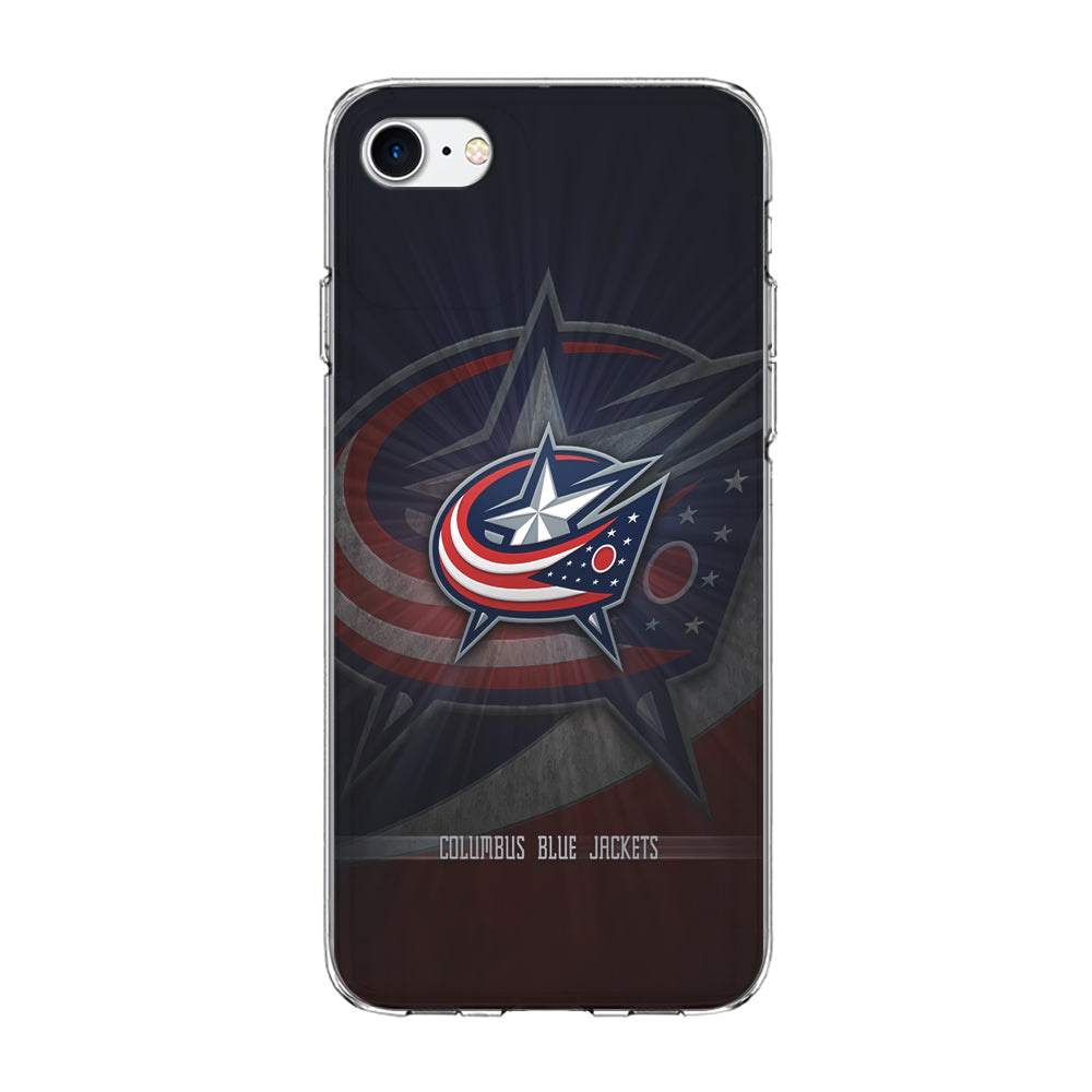 Hockey Columbus Blue Jackets NHL 002 iPhone 7 Case-Phone Case-Clear Soft Case-Altracase