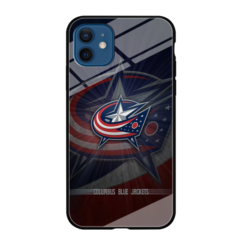 Hockey Columbus Blue Jackets NHL 002 iPhone 12 Case-Phone Case-Tempered Glass Case-Altracase