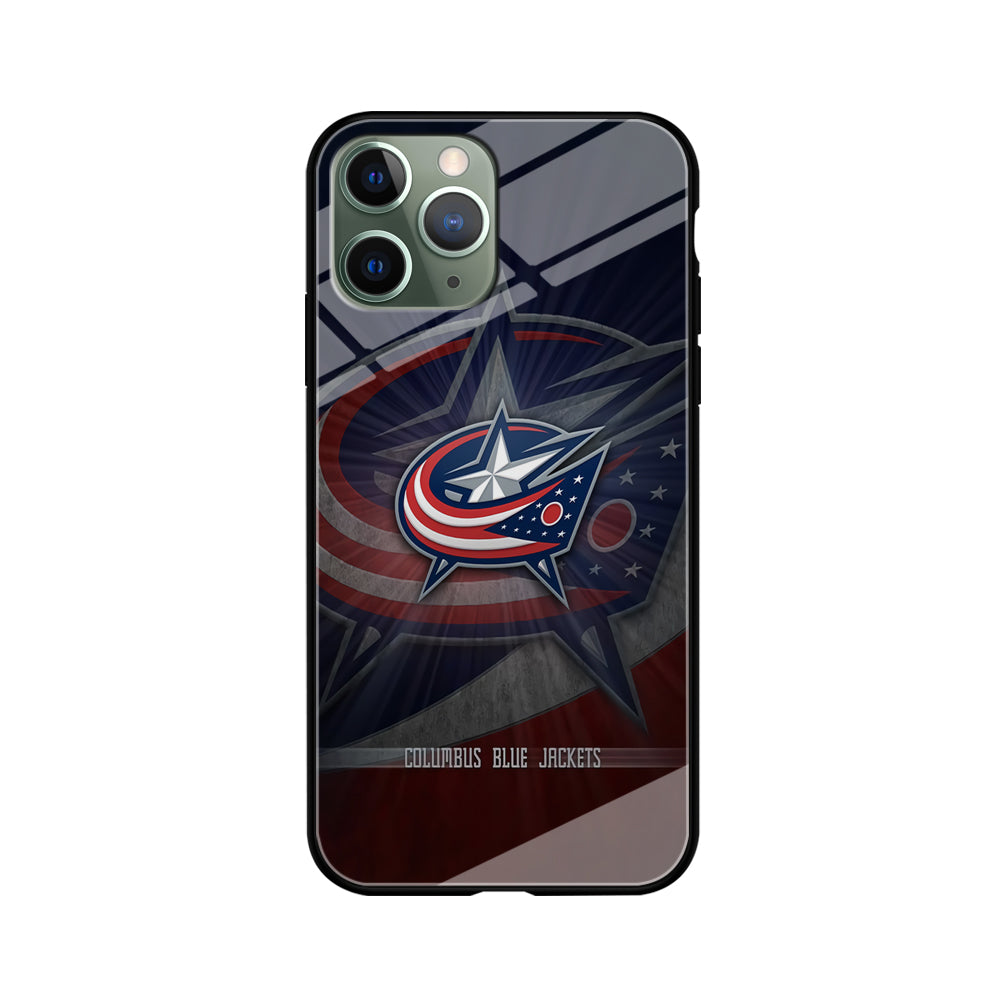 Hockey Columbus Blue Jackets NHL 002 iPhone 11 Pro Case-Phone Case-Tempered Glass Case-Altracase