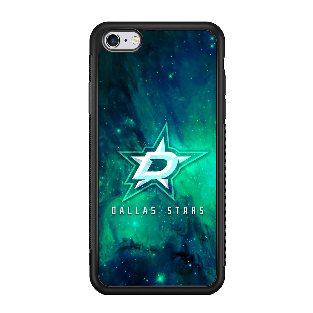 Hockey Dallas Stars NHL 001 iPhone 6 Plus | 6s Plus Case-Phone Case-Rubber Black (2D Case)-Altracase