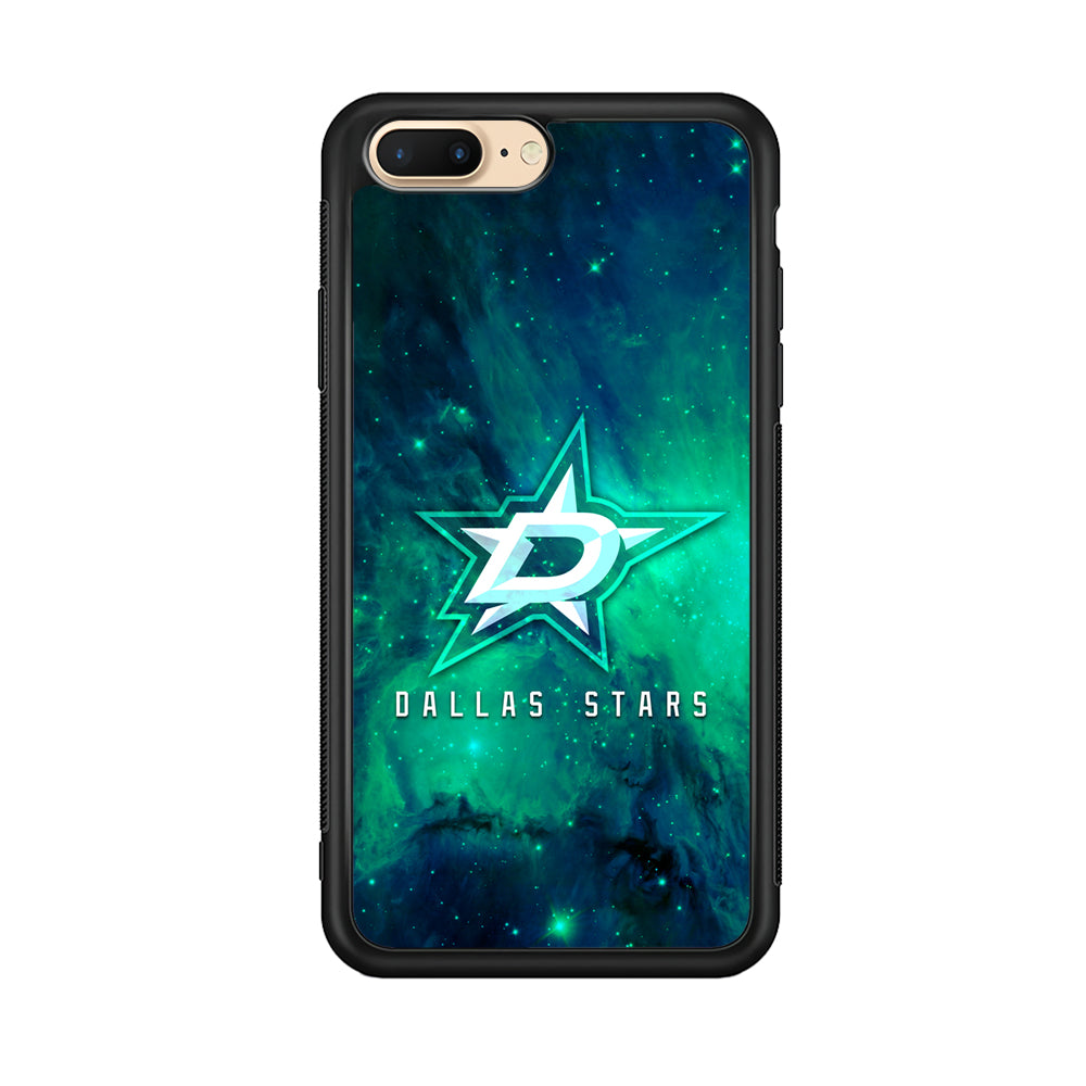 Hockey Dallas Stars NHL 001 iPhone 8 Plus Case-Phone Case-Rubber Black (2D Case)-Altracase