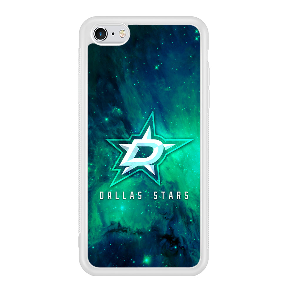 Hockey Dallas Stars NHL 001 iPhone 6 Plus | 6s Plus Case-Phone Case-Rubber White (2D Case)-Altracase