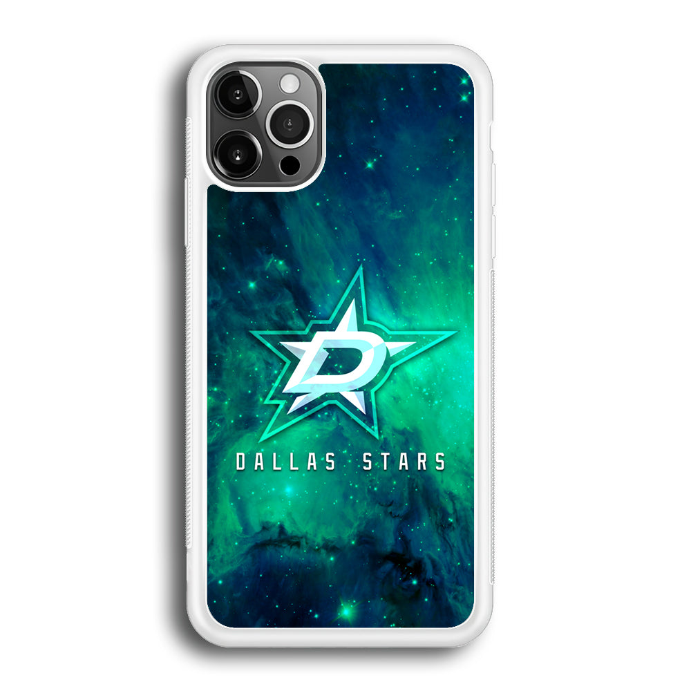 Hockey Dallas Stars NHL 001 iPhone 12 Pro Max Case-Phone Case-Rubber White (2D Case)-Altracase
