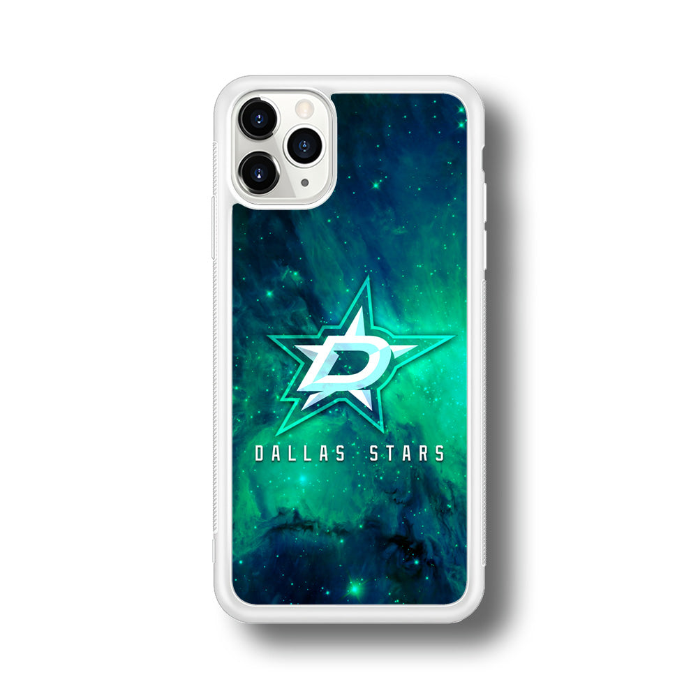 Hockey Dallas Stars NHL 001 iPhone 11 Pro Max Case-Phone Case-Rubber White (2D Case)-Altracase