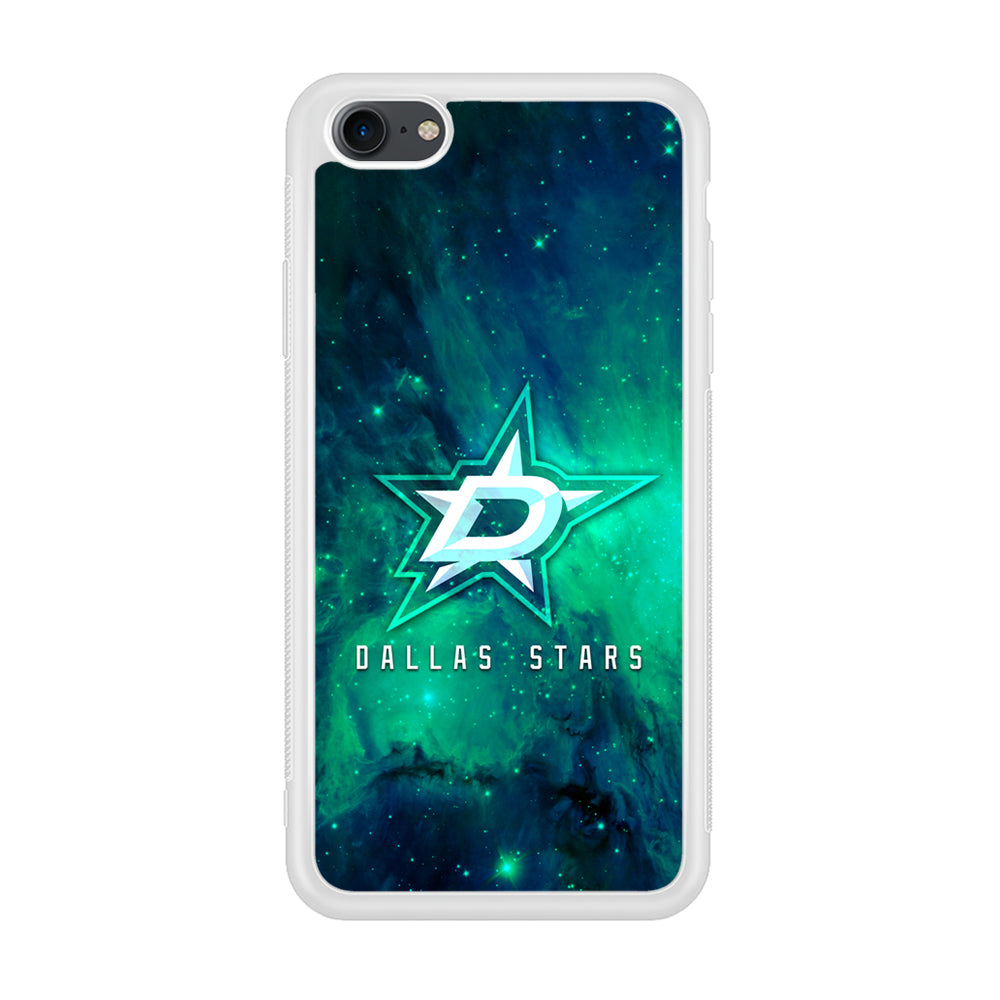 Hockey Dallas Stars NHL 001 iPhone 7 Case-Phone Case-Rubber White (2D Case)-Altracase