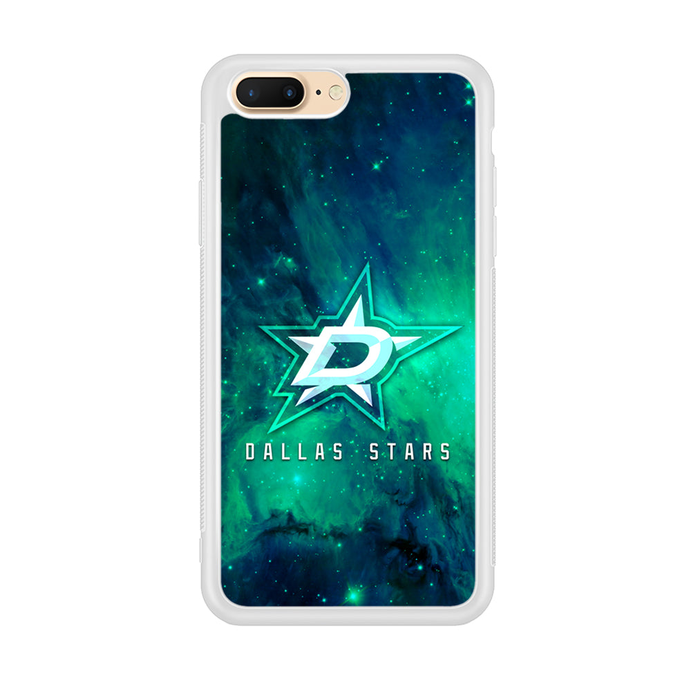 Hockey Dallas Stars NHL 001 iPhone 8 Plus Case-Phone Case-Rubber White (2D Case)-Altracase