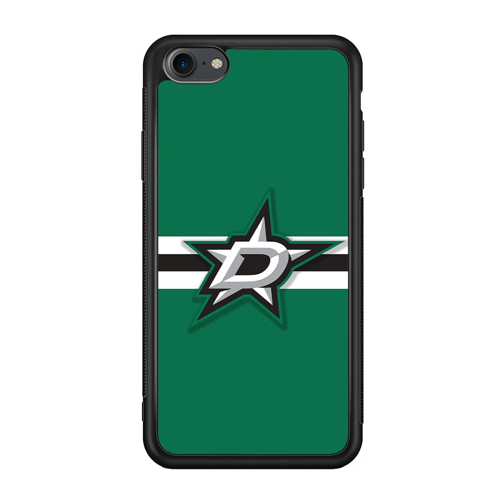 Hockey Dallas Stars NHL 002 iPhone 7 Case-Phone Case-Rubber Black (2D Case)-Altracase