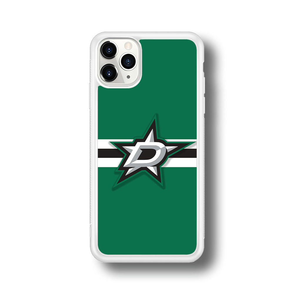 Hockey Dallas Stars NHL 002 iPhone 11 Pro Max Case-Phone Case-Rubber White (2D Case)-Altracase