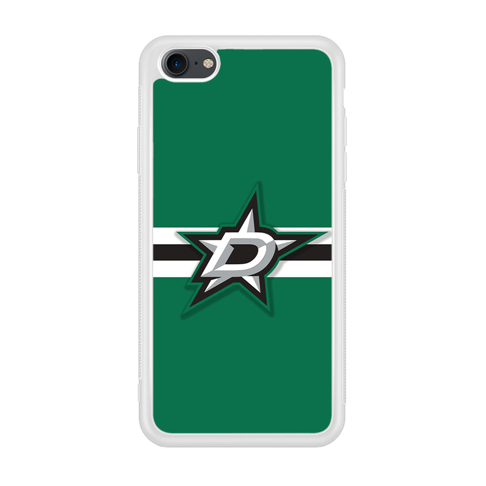 Hockey Dallas Stars NHL 002 iPhone 7 Case-Phone Case-Rubber White (2D Case)-Altracase