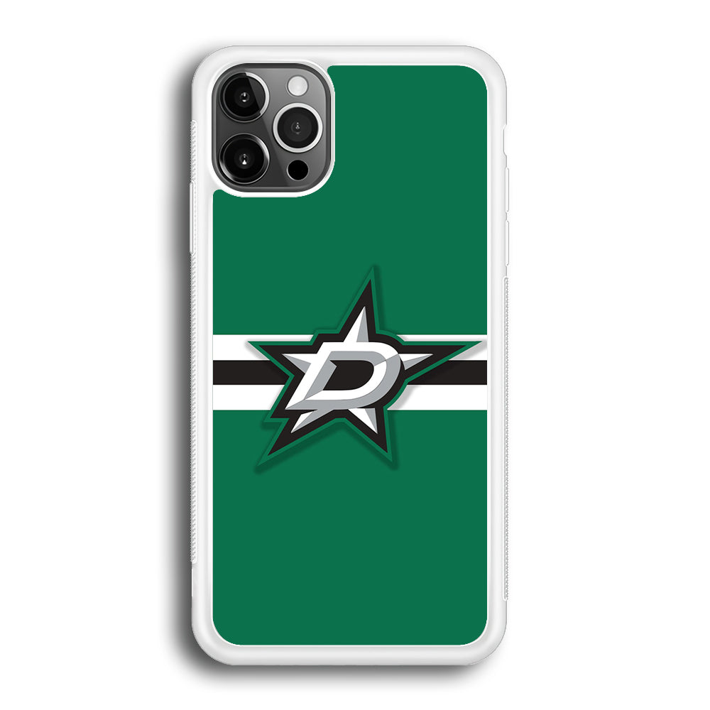 Hockey Dallas Stars NHL 002 iPhone 12 Pro Max Case-Phone Case-Rubber White (2D Case)-Altracase