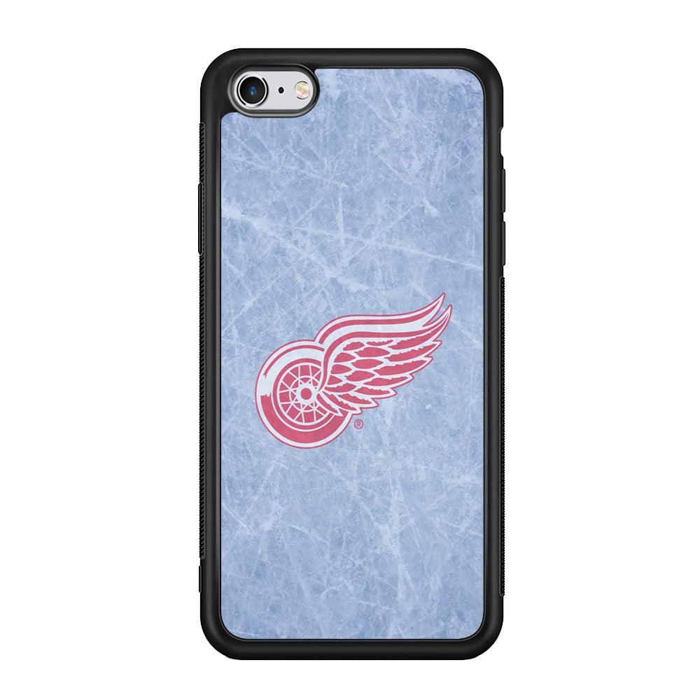Hockey Detroit Red Wings NHL 001 iPhone 6 | 6s Case-Phone Case-Rubber Black (2D Case)-Altracase