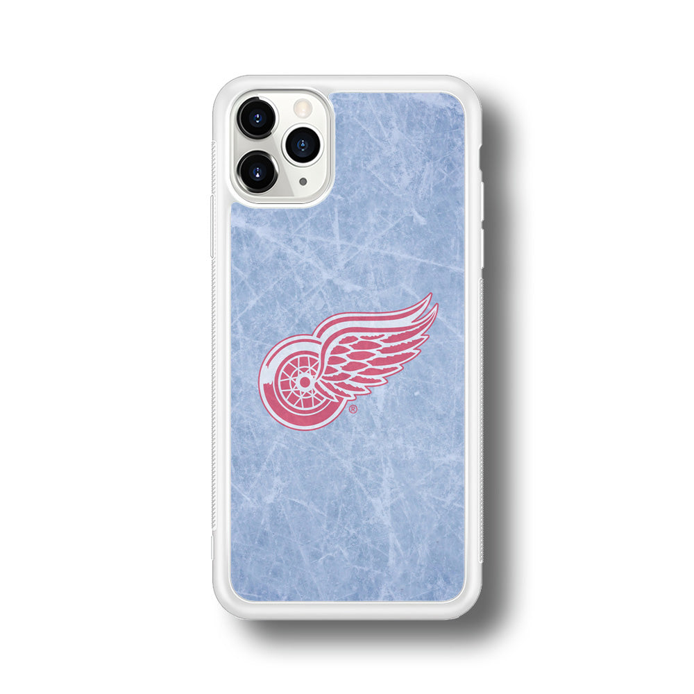 Hockey Detroit Red Wings NHL 001 iPhone 11 Pro Case-Phone Case-Rubber White (2D Case)-Altracase