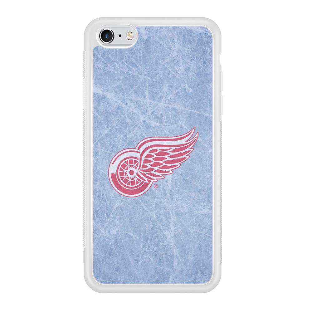 Hockey Detroit Red Wings NHL 001 iPhone 6 | 6s Case-Phone Case-Rubber White (2D Case)-Altracase