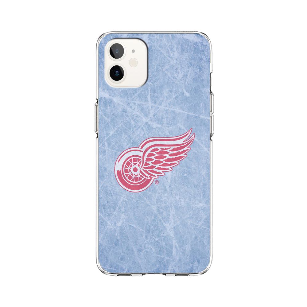 Hockey Detroit Red Wings NHL 001 iPhone 12 Case-Phone Case-Clear Soft Case-Altracase