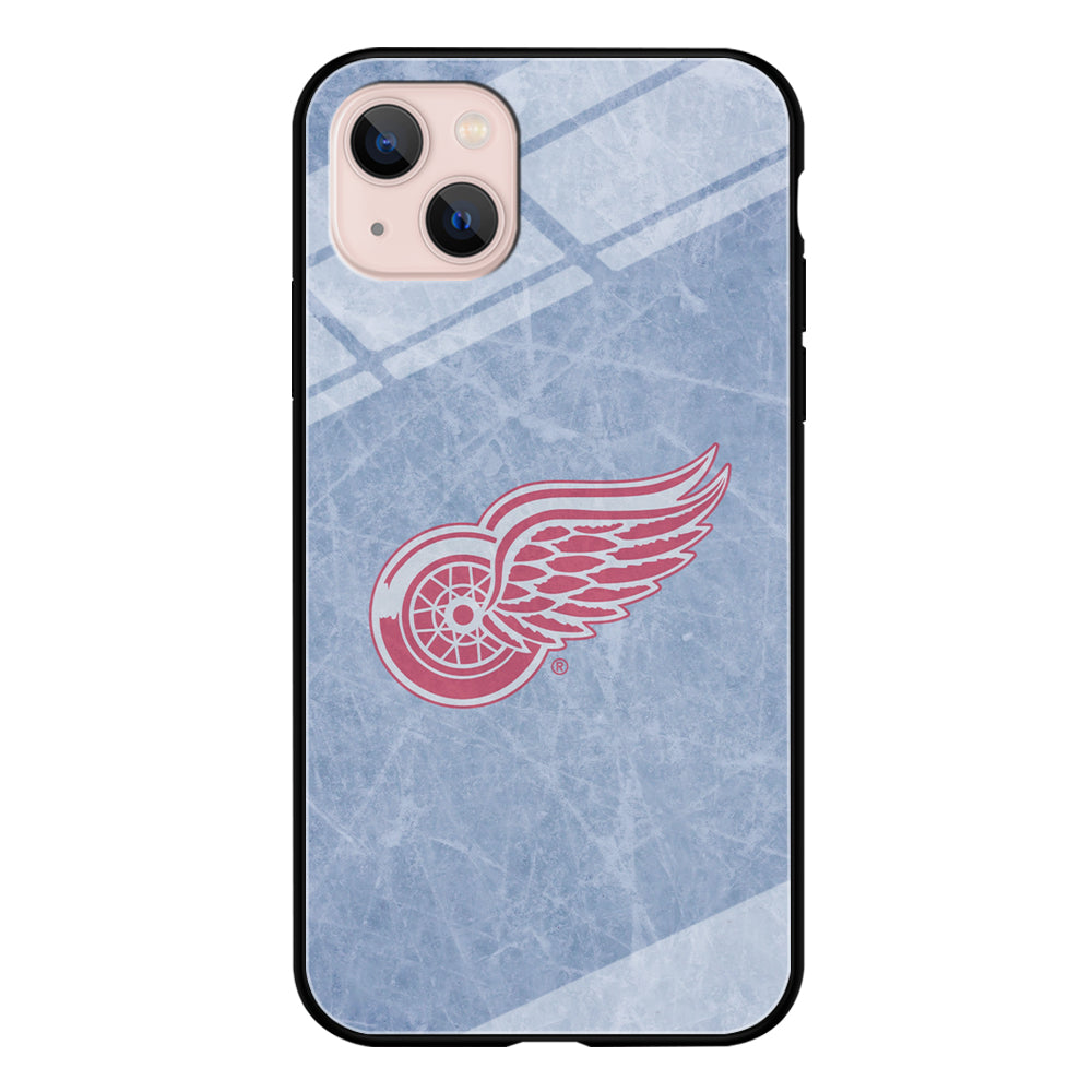 Hockey Detroit Red Wings NHL 001 iPhone 13 Mini Case-Phone Case-Tempered Glass Case-Altracase