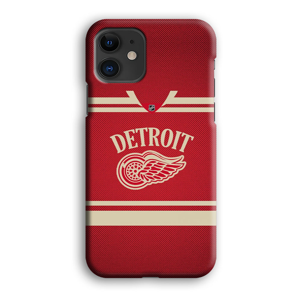 Hockey Detroit Red Wings NHL 002 iPhone 12 Mini Case-Phone Case-3D Case-Altracase