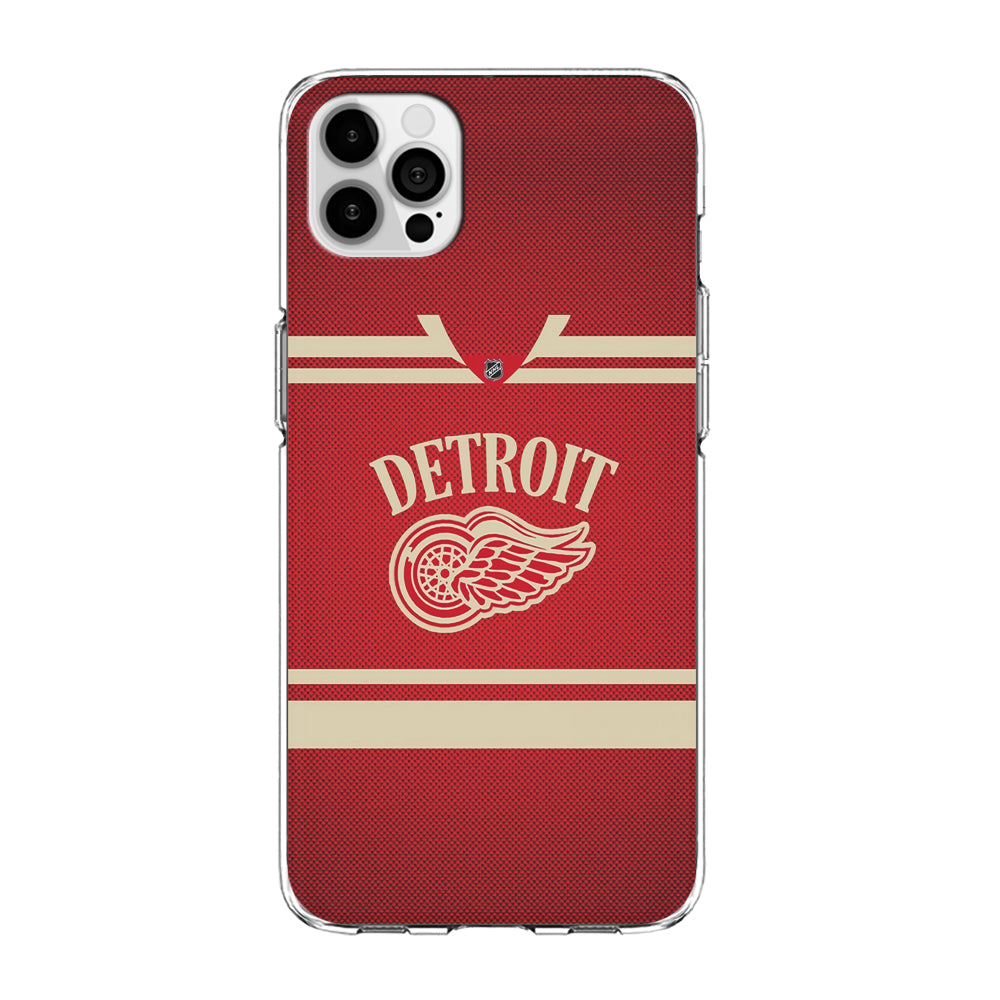 Hockey Detroit Red Wings NHL 002 iPhone 13 Pro Case-Phone Case-Clear Soft Case-Altracase