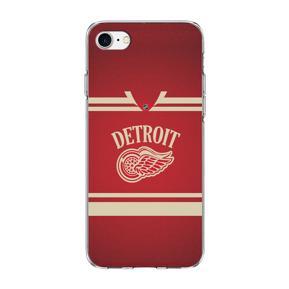 Hockey Detroit Red Wings NHL 002 iPhone 7 Case-Phone Case-Clear Soft Case-Altracase