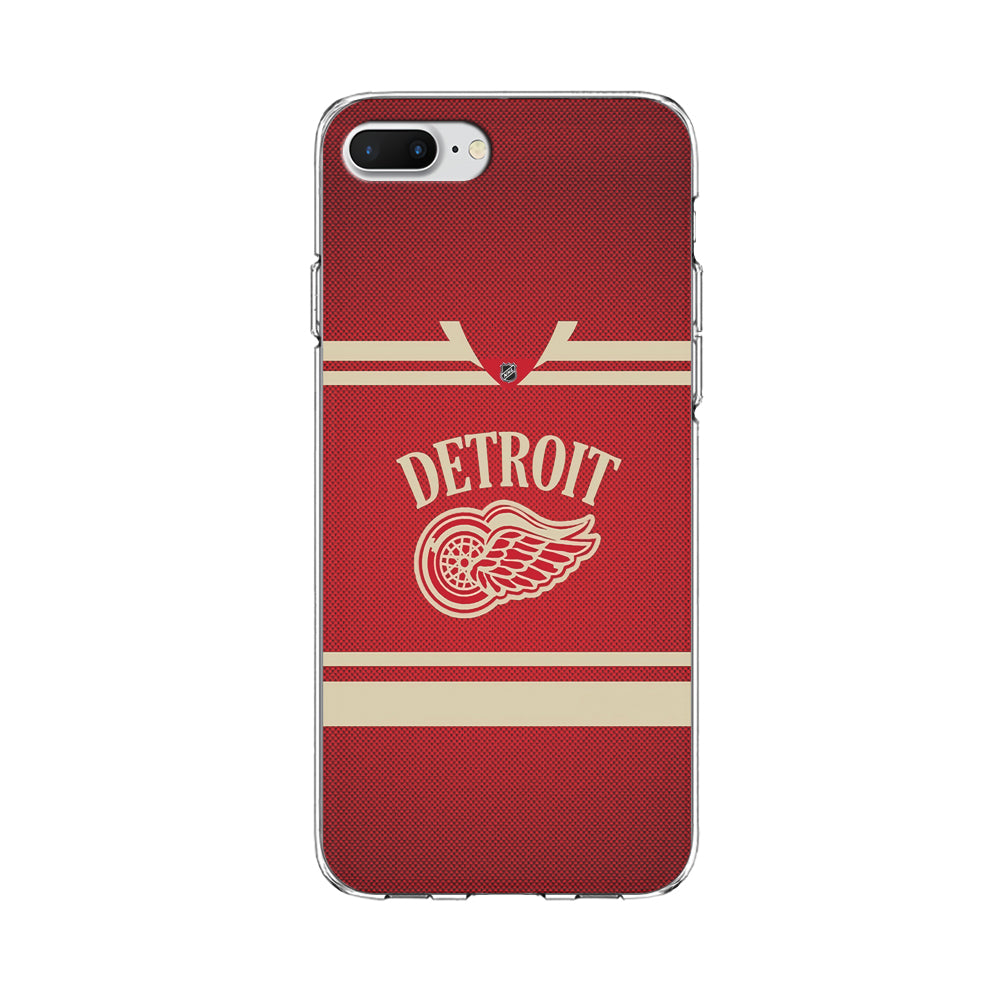 Hockey Detroit Red Wings NHL 002 iPhone 8 Plus Case-Phone Case-Clear Soft Case-Altracase
