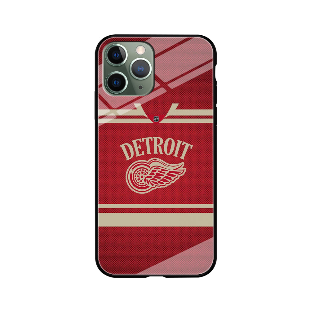 Hockey Detroit Red Wings NHL 002 iPhone 11 Pro Case-Phone Case-Tempered Glass Case-Altracase