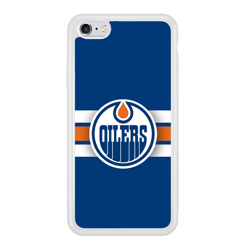 Hockey Edmonton Oilers NHL 001 iPhone 6 | 6s Case-Phone Case-Rubber White (2D Case)-Altracase