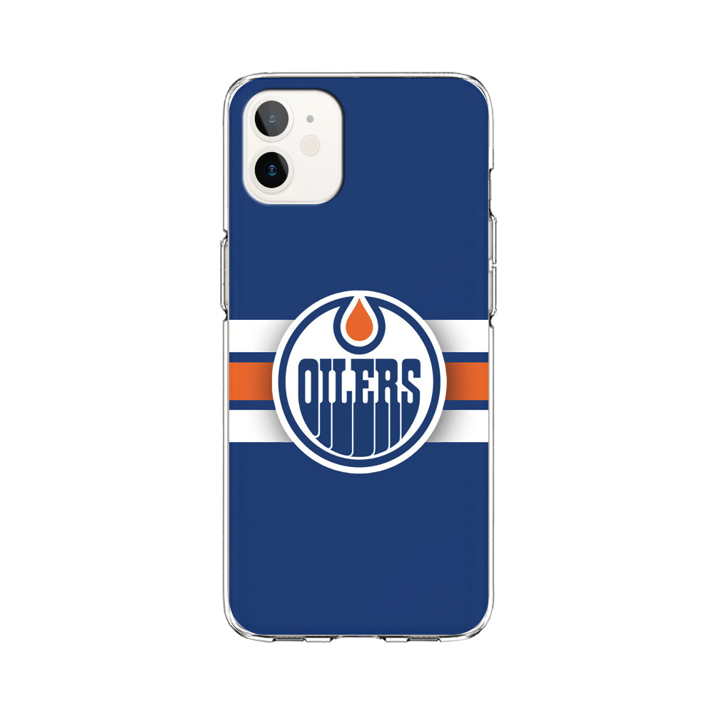 Hockey Edmonton Oilers NHL 001 iPhone 12 Case-Phone Case-Clear Soft Case-Altracase