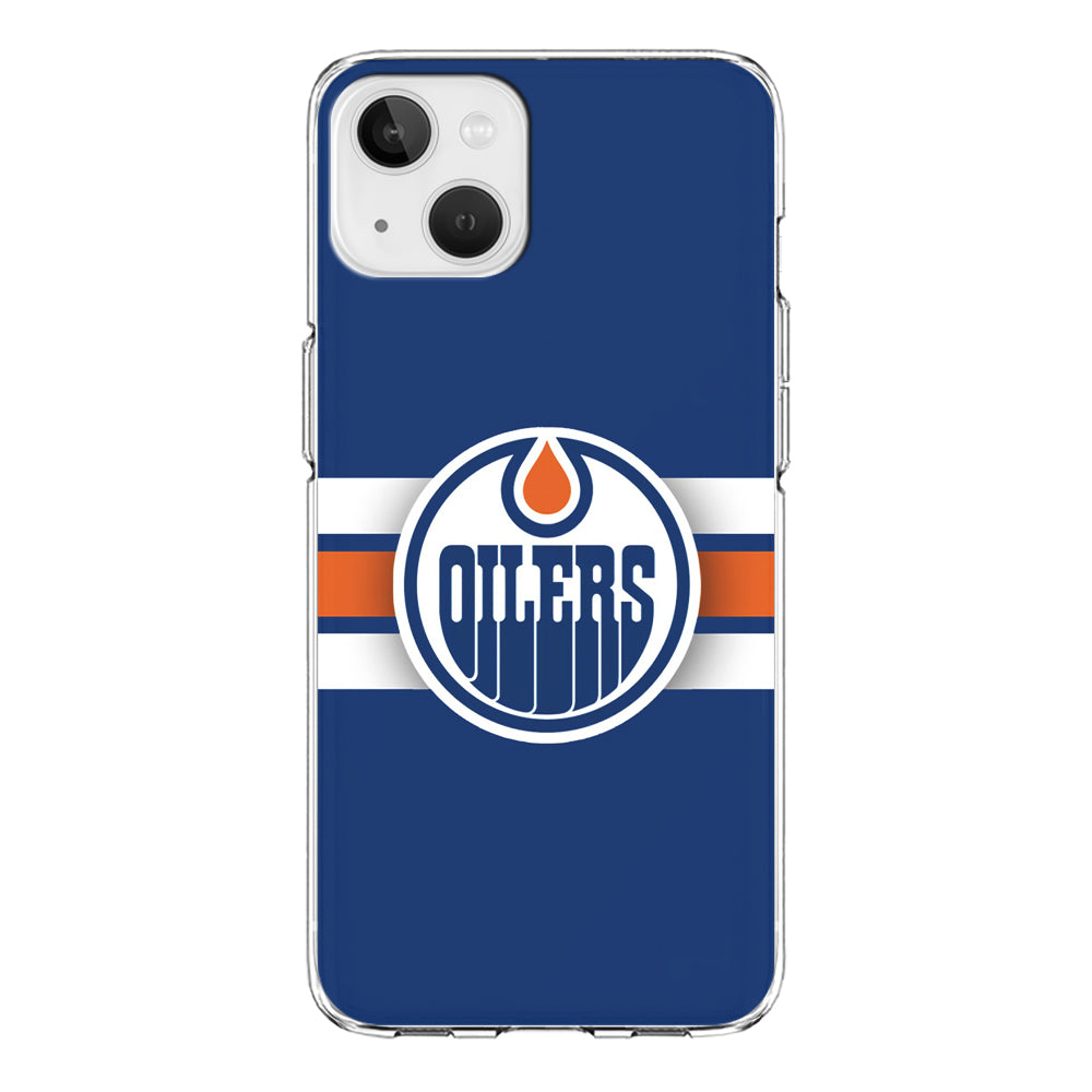 Hockey Edmonton Oilers NHL 001 iPhone 13 Mini Case-Phone Case-Clear Soft Case-Altracase