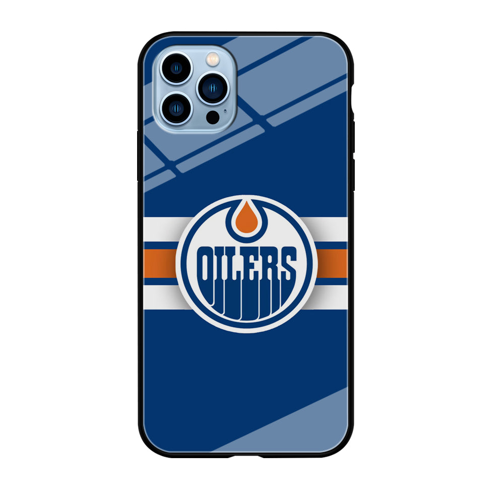 Hockey Edmonton Oilers NHL 001 iPhone 12 Pro Max Case-Phone Case-Tempered Glass Case-Altracase