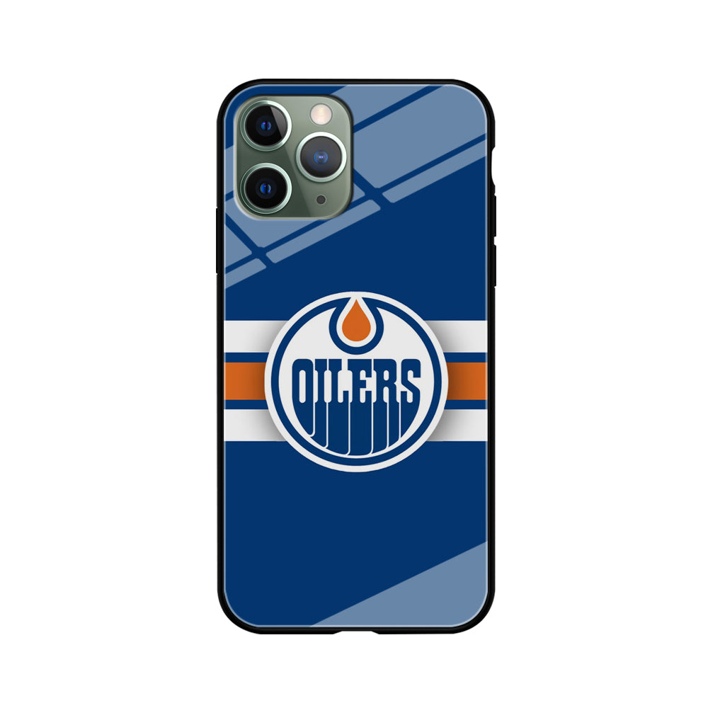 Hockey Edmonton Oilers NHL 001 iPhone 11 Pro Max Case-Phone Case-Tempered Glass Case-Altracase