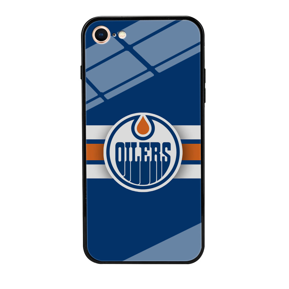 Hockey Edmonton Oilers NHL 001 iPhone 7 Case-Phone Case-Tempered Glass Case-Altracase