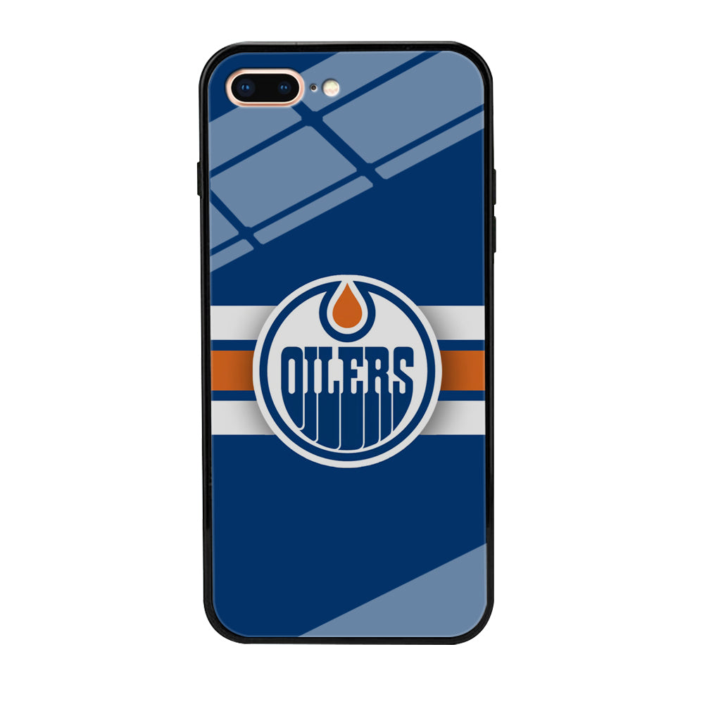 Hockey Edmonton Oilers NHL 001 iPhone 8 Plus Case-Phone Case-Tempered Glass Case-Altracase
