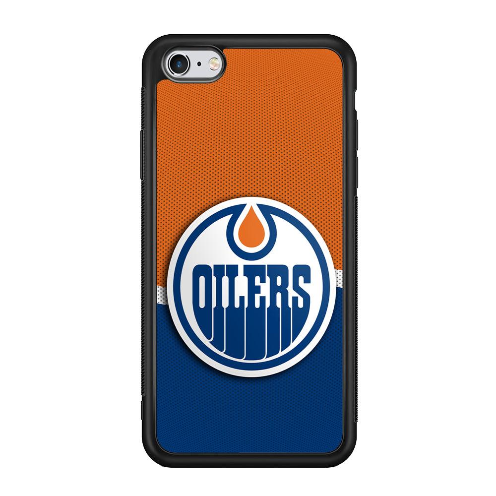 Hockey Edmonton Oilers NHL 002 iPhone 6 | 6s Case-Phone Case-Rubber Black (2D Case)-Altracase